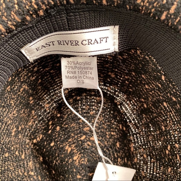 East River Craft women’s speckled Fedora hat